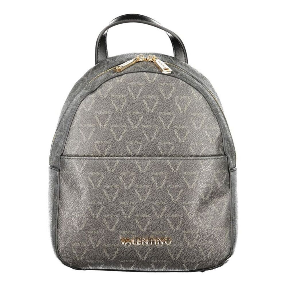 Mario Valentino Black Polyurethane Women's Women's Backpack